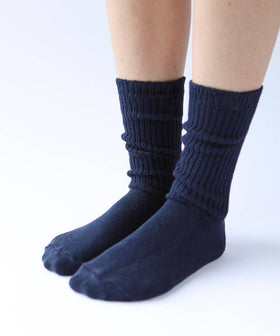 Buy navy Dyed Cotton Socks | Made in Canada | Various Colours