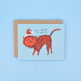 Snitty Kitty Christmas Card - 0