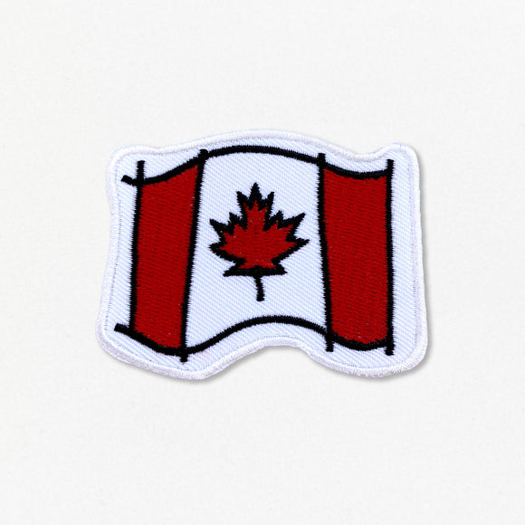 Canada Flag embroidered iron on patch