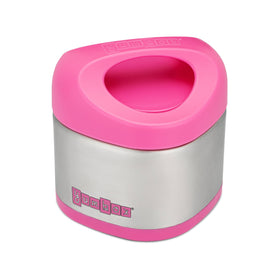 Yumbox Cubi Thermal Food Jar for Kids - Easy Carry and Open Lid 10 oz  - Berry Pink - 0