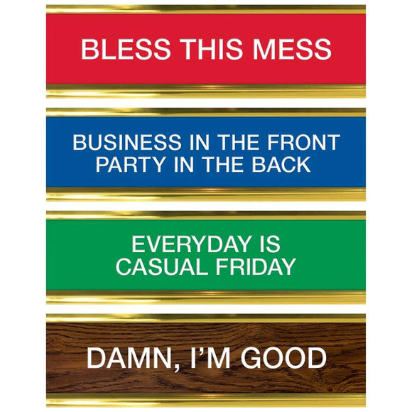 Daily Desk Plaque R-Rated