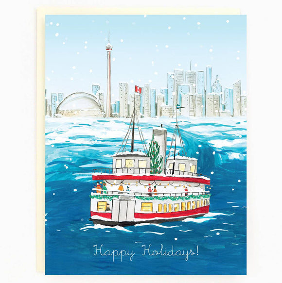 Assorted Box Of 8 'Toronto Historic Holiday' Greeting Cards