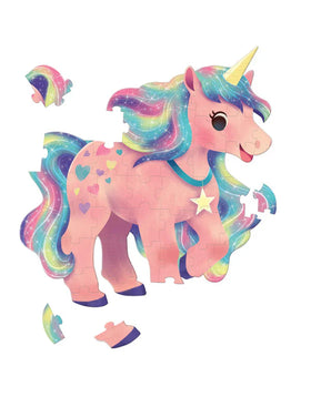 48 PC Jumbo Puzzle: Unicorn - 0