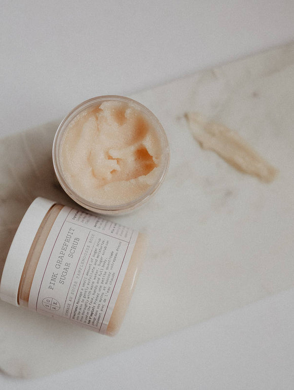 Pink Grapefruit Sugar Scrub