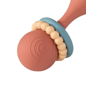 Simply Silicone Rattle - Red - 0
