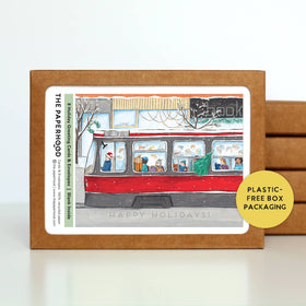 Toronto Streetcar Holiday Cards Box of 8 - 0
