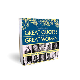 2026 Great Quotes From Great Women Boxed Calendar