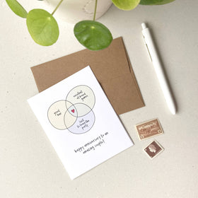 Anniversary Couple Card - 0