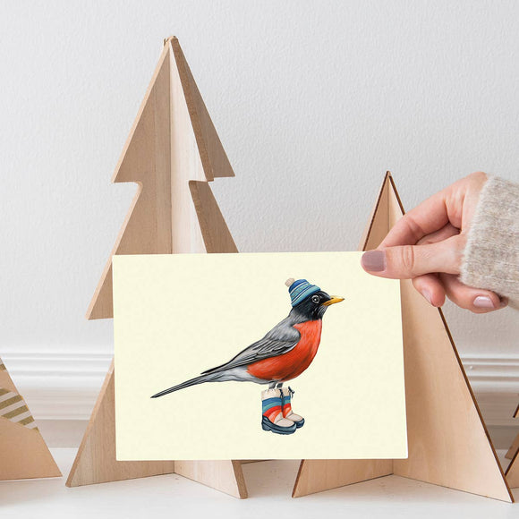 North American Robin Greeting Card