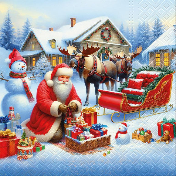 Holiday Sleigh Napkins