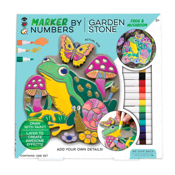 Marker by Number Garden Stones