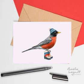 North American Robin Greeting Card - 0
