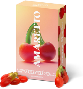 Amaretto Cherries Cocktail Gummies