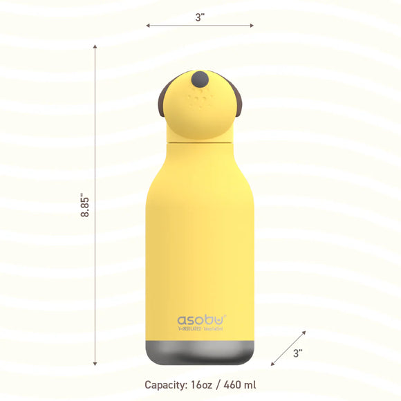 Beige Dog Bestie Bottle | Asobu