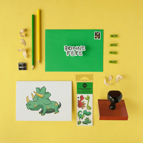 Greeting card - Dinosaur - 0
