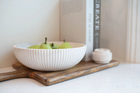 Lynn & Liana Fluted Decorative Bowl - 0