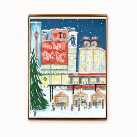 Toronto Yonge & Dundas Wraparound Holiday Cards Box of 8