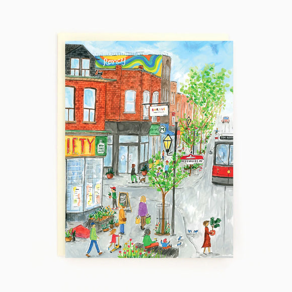 Toronto Roncesvalles Greeting Card | The Paperhood