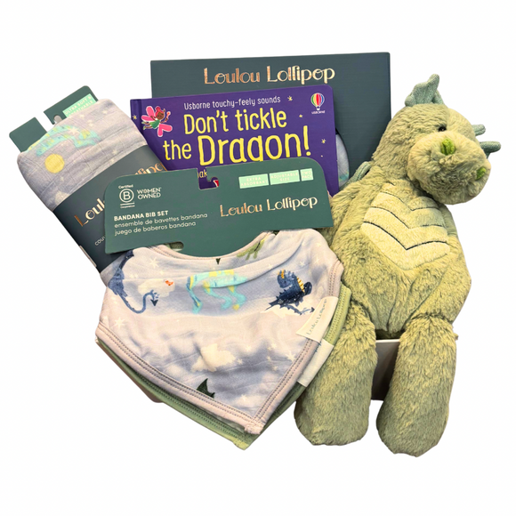 Magical Dragon - New Baby Gift Basket