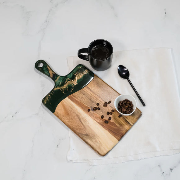 Lynn & Liana Medium Cheeseboard (8 x 16") - Jade