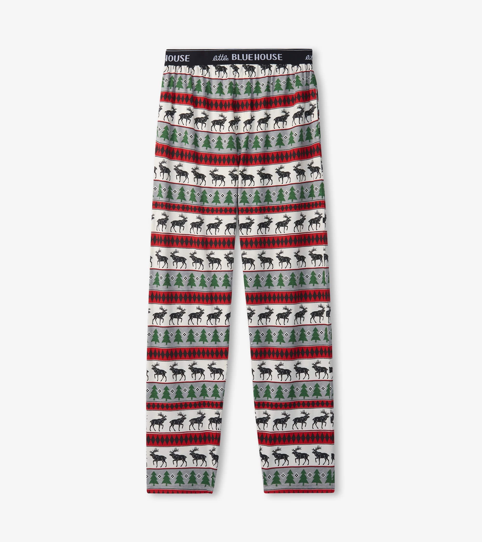 Men s Elk Fair Isle Jersey Pajama Pants