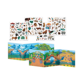 At The Zoo Resuable Sticker Tote - 0