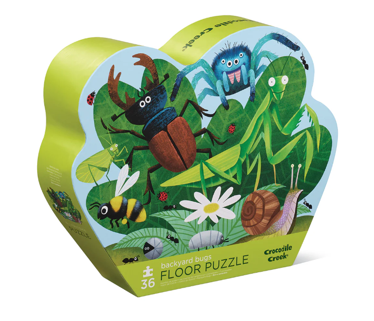 36 PC Puzzle: Backyard Bugs | Caribou Gifts Inc.