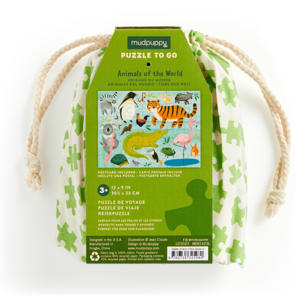 Animals Of The World Puzzle to Go