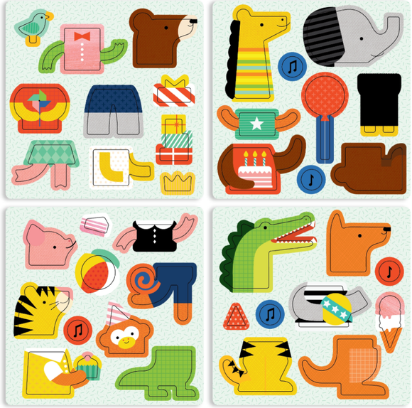 Party Animals On-the-Go Magnetic Play Set