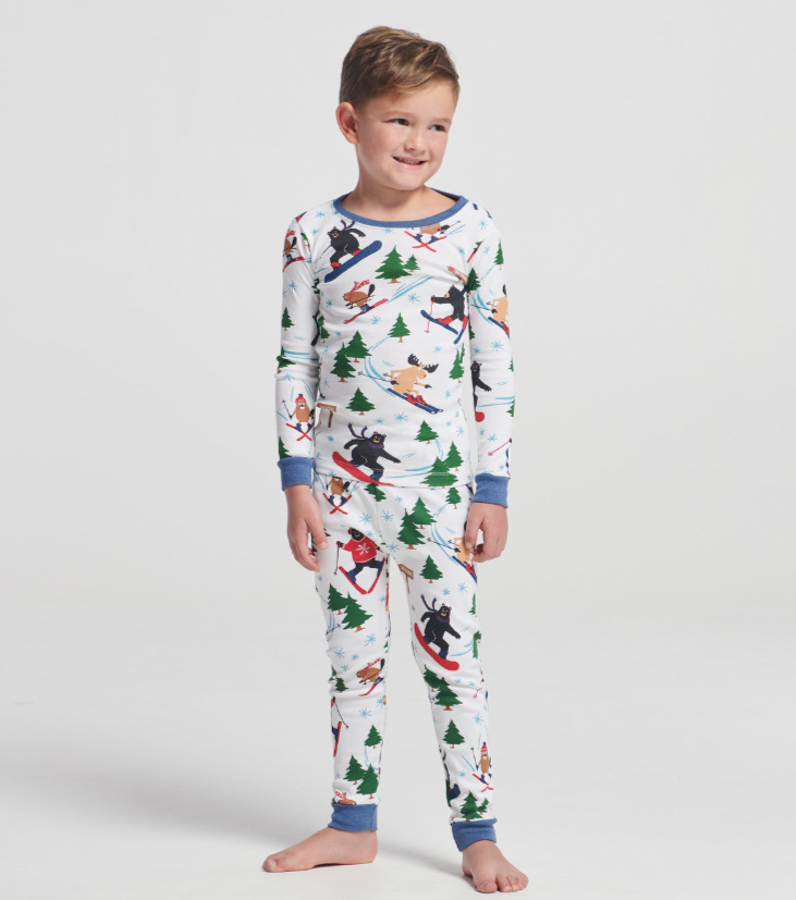 Kids ski pajamas sale