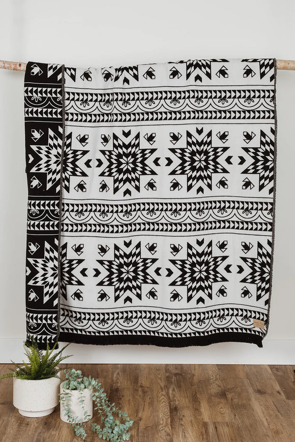 Mini Tipi Reversible Blanket (Indigenous Designed) - various patterns
