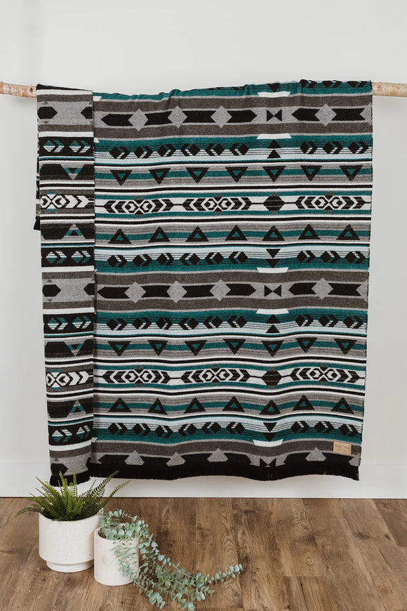 Mini Tipi Reversible Blanket (Indigenous Designed) - various patterns