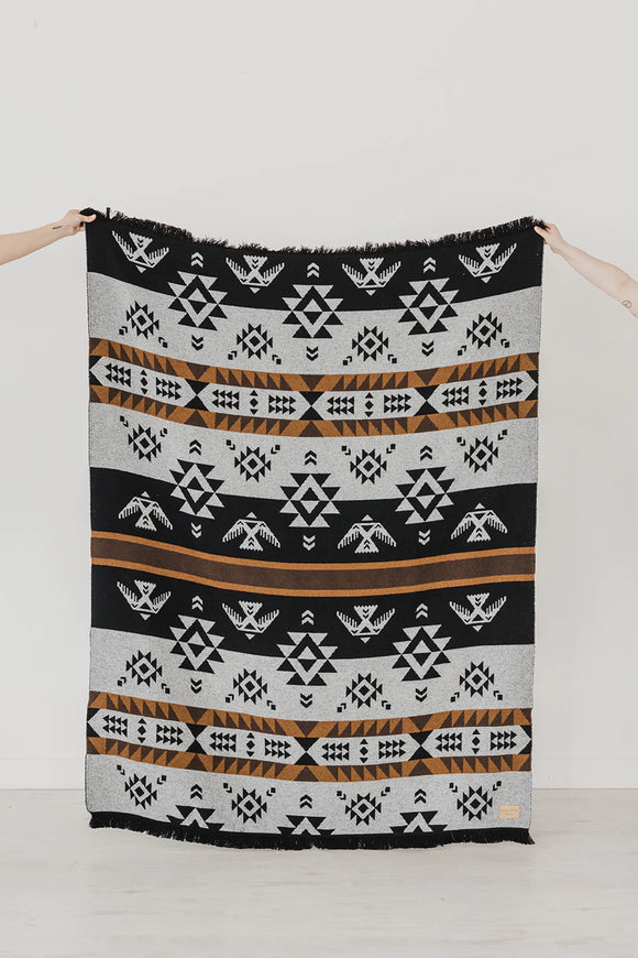 Mini Tipi Reversible Blanket (Indigenous Designed) - various patterns