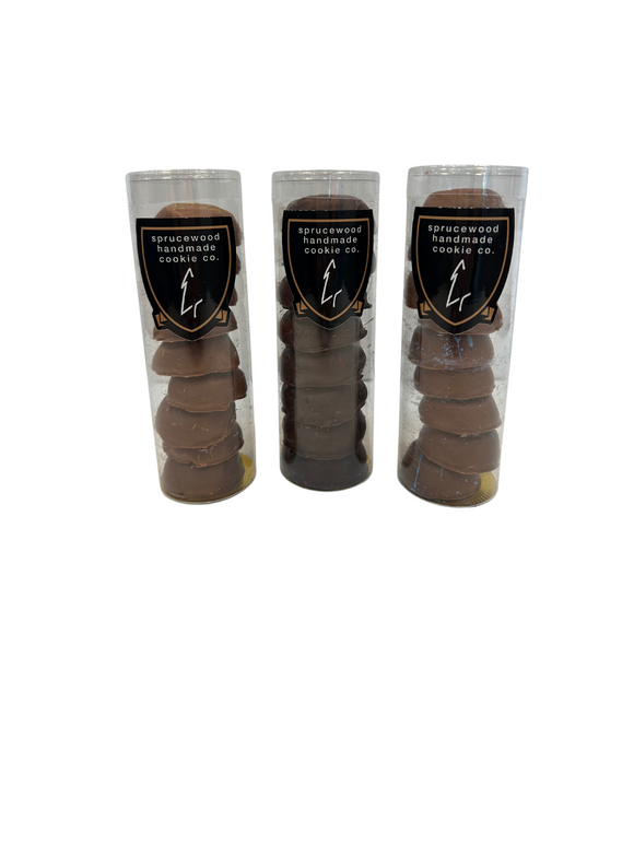 Chocolate Chip Shortbread - Milk Chocolate Coating