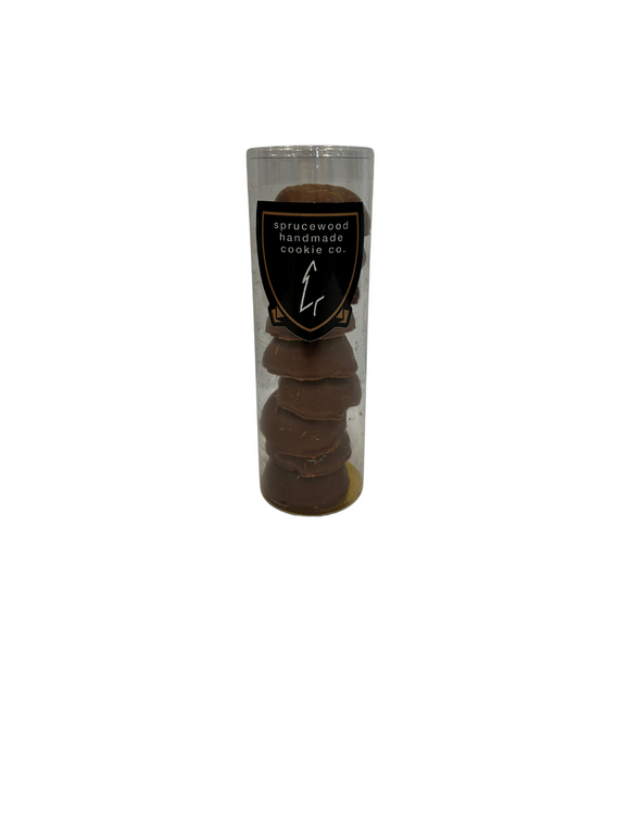 Chocolate Chip Shortbread - Milk Chocolate Coating