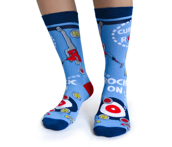 Women's Curling Rocks Socks
