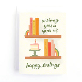 Happy Birthday Book Lover Card - 0