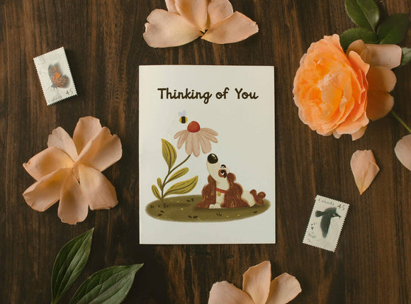 Thinking of You Puppy - Illustrated Everyday Card