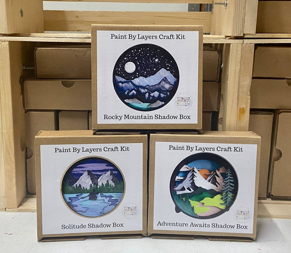 Adventure Awaits Shadow Box Kit