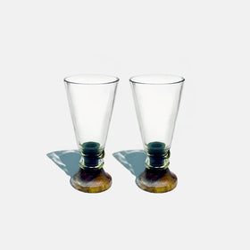 Clear Glass Shooters (set of 2)