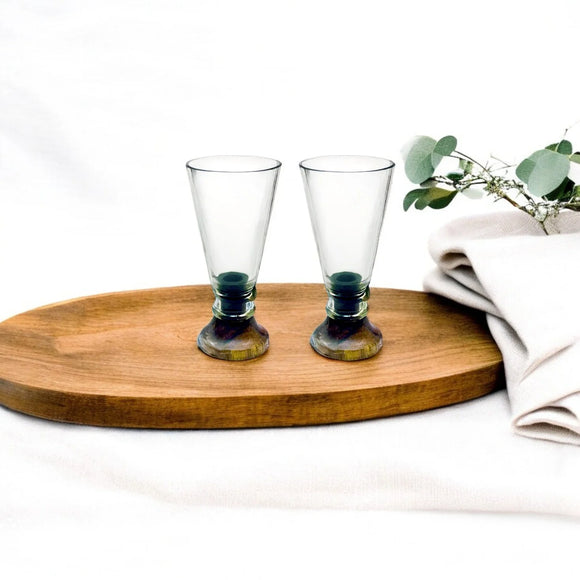 Clear Glass Shooters (set of 2)