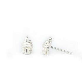 Silver Cupcake Studs | Marmalade Designs - 0