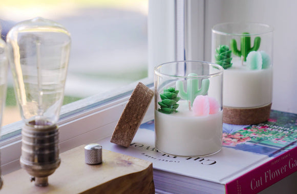 Cactus Candle | Soy Blend Candle: Sunday