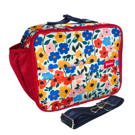 Yumbox Classic Lunch Bag – Insulated Poppy Flowers Print Lunch Tote for Stylish Kids & Adults