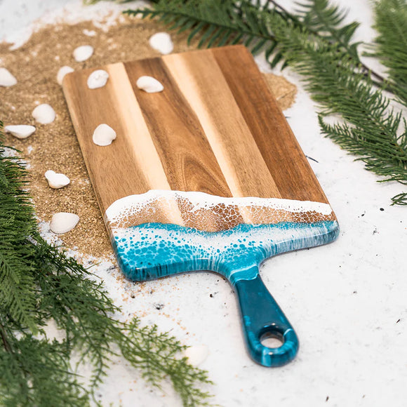 Lynn & Liana Medium Cheeseboard (8 x 16") - Ocean Vibes