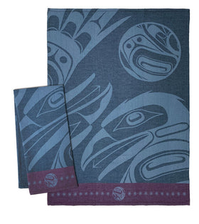 Printed Tea Towel - Raven Moon