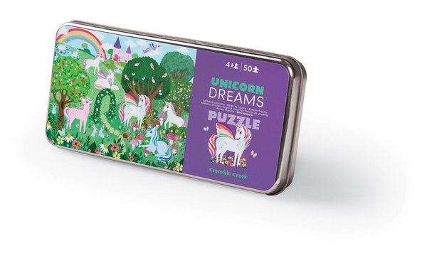 50 PC Tin Puzzle - Unicorn Dreams