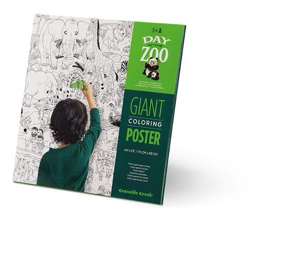  Giant Colouring Poster (Day at the Zoo)
