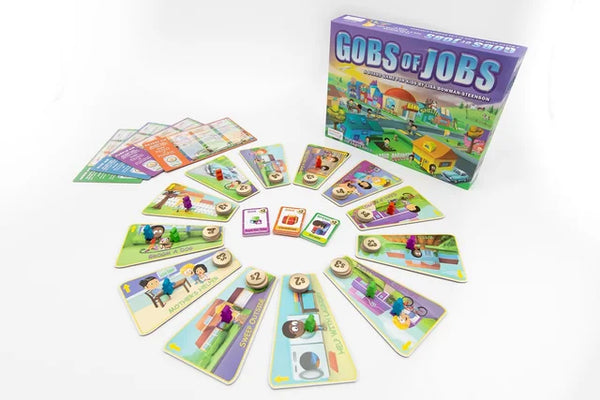 Contents of Gobs of Jobs (Board Game)
