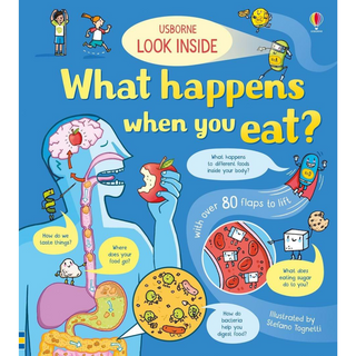 Look Inside What Happens When You Eat - Lift-the-flap children's book